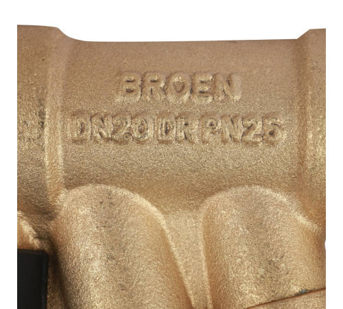 Клапан балансировочный ручной BROEN Venturi FODRV DN 20 PN 25 с дренажем 588211