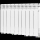 Радиатор алюминиевый ROMMER Profi 500 10 секций боковое подключение RAL-1210-050010 RAL 9016