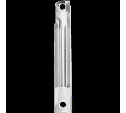 Радиатор алюминиевый ROMMER Profi 500 10 секций боковое подключение RAL-1210-050010 RAL 9016