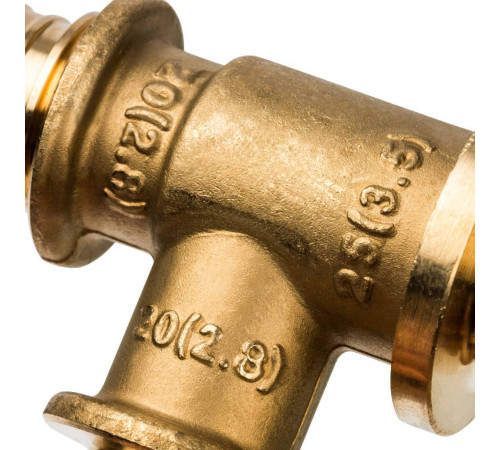 Тройник переходной STOUT 25х20х20 аксиальный для труб из сшитого полиэтилена SFA-0014-252020