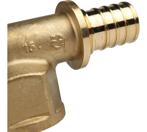 Угольник-переходник STOUT 25x1 внутренняя резьба аксиальный SFA-0006-002510