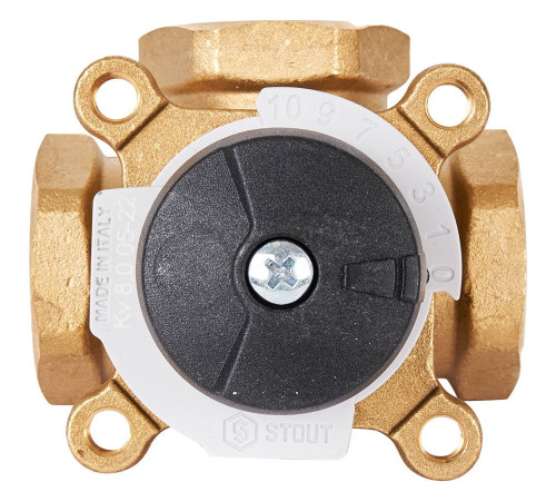 Клапан смесительный трехходовой STOUT 1 Kvs 8 SVM-0003-012501