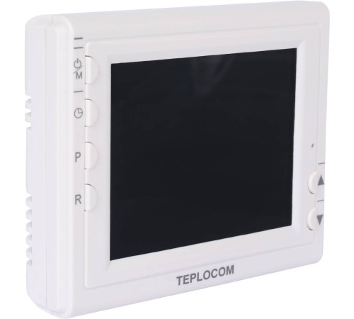 Термостат комнатный TEPLOCOM TS-Prog-2AA/8A программируемый проводной 250 В 8 А 912