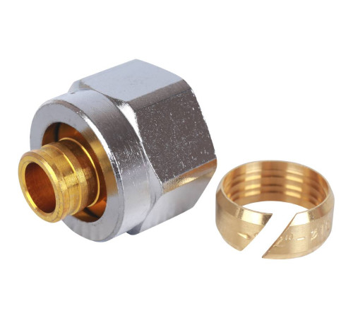Концовка для труб PEX FAR 16х2.2 мм 1/2 евроконус FC 6075 58845