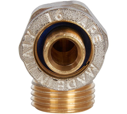 Угольник-переходник STOUT 1/2х16 мм с наружной резьбой винтовой SFS-0006-001216