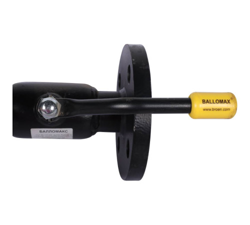 Кран шаровой стальной BROEN Ballomax фланцевый DN 32 PN 40 с рукояткой 300151