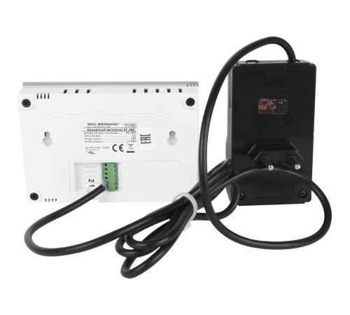 Регулятор комнатный двухпозиционный TECH ST-283 цветной белый стекло 2 мм ST-283