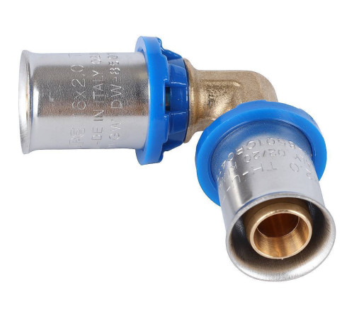Угольник прессовой APE 90° 16х16 для металлопластиковых труб ARL3200110