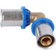 Угольник прессовой APE 90° 16х16 для металлопластиковых труб ARL3200110