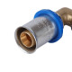 Угольник прессовой APE 90° 16х16 для металлопластиковых труб ARL3200110
