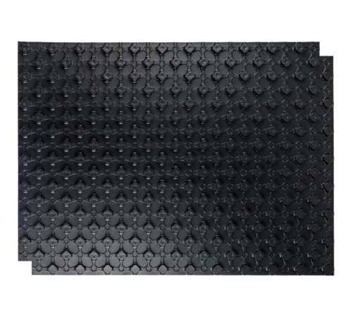 Мат для теплого пола STOUT с бобышками 1100х800х1 мм черный SMF-0001-110800