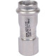 Муфта переходная пресс Sanha NiroSan 9270G нержавеющая сталь 22 мм x 1/2 ВР 69270G2212