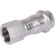 Муфта переходная пресс Sanha NiroSan 9270G нержавеющая сталь 22 мм x 1/2 ВР 69270G2212