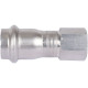Муфта переходная пресс Sanha NiroSan 9270G нержавеющая сталь 22 мм x 1/2 ВР 69270G2212