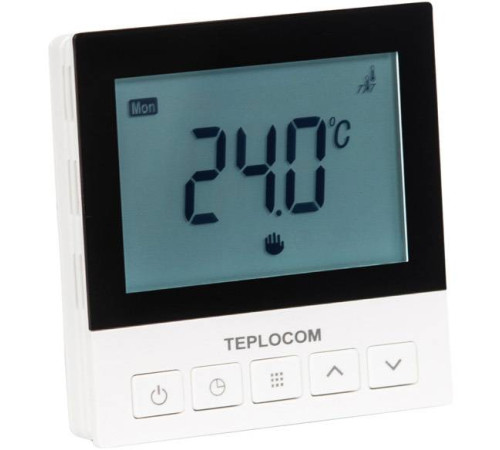 Термостат комнатный TEPLOCOM TSF-Prog-220/16A программируемый для теплого пола 921