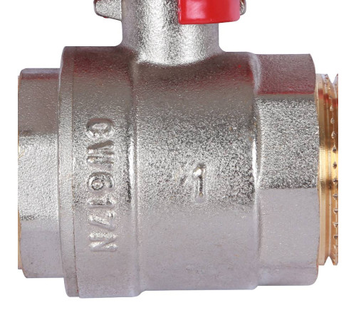 Кран шаровой ROMMER 1 НР/НР ручка бабочка RBV-0007-0410225