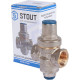 Редуктор давления STOUT PN16 ВР/ВР 1/2 с выходом под манометр SVS-1010-000015
