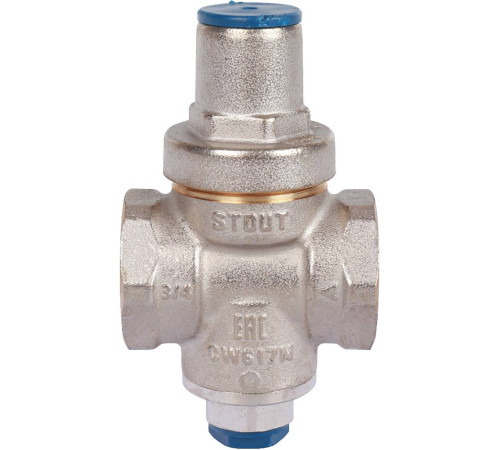 Редуктор давления STOUT PN16 ВР/ВР 3/4 с выходом под манометр SVS-1010-000020