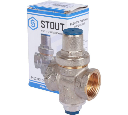 Редуктор давления STOUT PN16 ВР/ВР 3/4 с выходом под манометр SVS-1010-000020