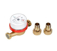 Счетчик воды универсальный Декаст ВСКМ-15 Ду 15 110 мм с КМЧ 72-15-243