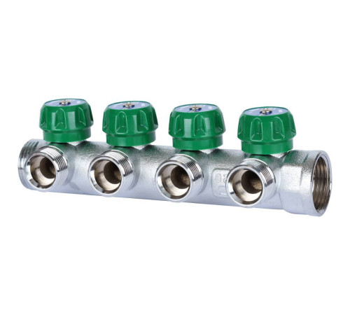 Коллектор регулирующий STOUT 1 4 отвода 3/4 EK SMB-6850-013404