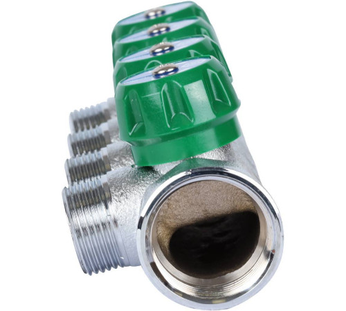 Коллектор регулирующий STOUT 1 4 отвода 3/4 EK SMB-6850-013404