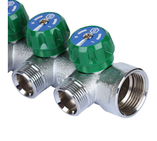 Коллектор регулирующий STOUT 1 4 отвода 3/4 EK SMB-6850-013404