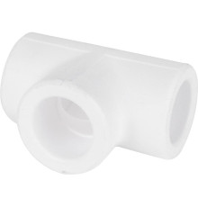 Тройник полипропиленовый Kalde 20 мм белый R.3212-teo-200000
