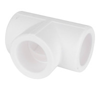 Тройник полипропиленовый Kalde 25 мм белый R.3212-teo-250000