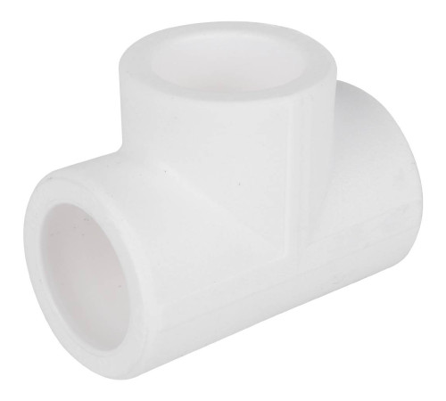 Тройник полипропиленовый Kalde 25 мм белый R.3212-teo-250000