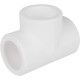 Тройник полипропиленовый Kalde 25 мм белый R.3212-teo-250000