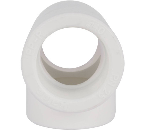 Тройник полипропиленовый Kalde 40 мм белый R.3212-teo-400000