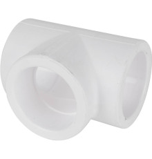 Тройник полипропиленовый Kalde 50 мм белый R.3212-teo-500000