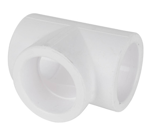 Тройник полипропиленовый Kalde 50 мм белый R.3212-teo-500000