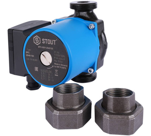 Насос циркуляционный STOUT 25/40-130 SPC-0001-2540130