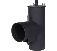 Патрубок дымохода вертикальный ROMMER 120 мм L=247 мм H=346 мм RSB-1110-041394