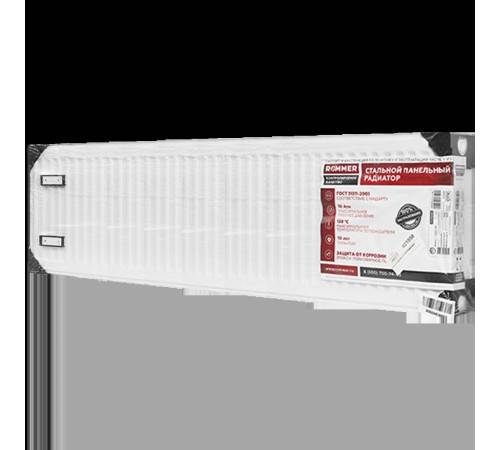 Радиатор стальной панельный ROMMER Compact 22 400x1400 мм боковое подключение RRS-2010-224140