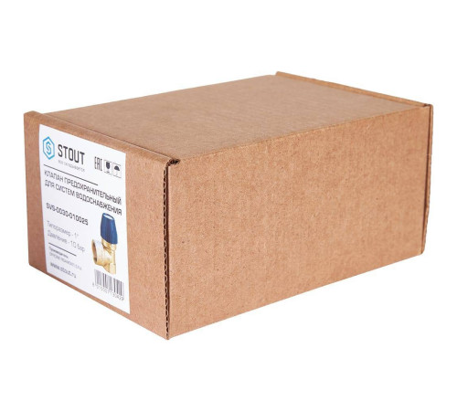 Предохранительный клапан для систем водоснабжения STOUT 1 10 бар SVS-0030-010025