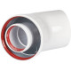 Отвод промежуточный коаксиальный ROMMER 45° 60/100 мм мама-папа RCA-6010-000045
