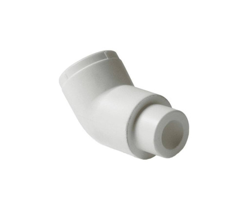 Угольник Pro Aqua 20 мм 45° PP-R Н-В белый PA13808