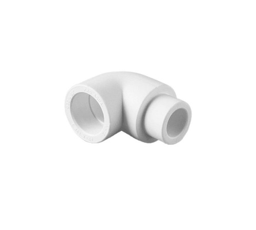 Угольник Pro Aqua 20 мм 90° PP-R Н-В белый PA13608P
