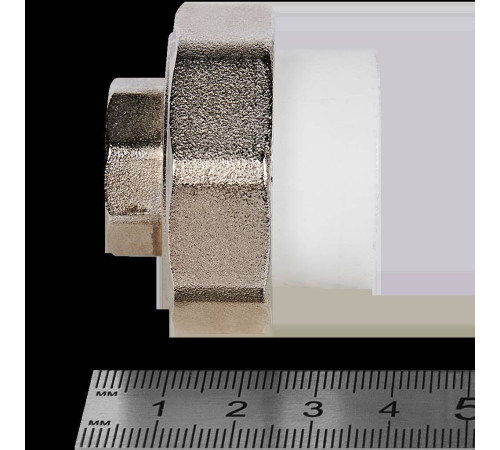 Муфта комбинированная разъемная Pro Aqua PP-R 25x1/2 ВР Белая PA20012