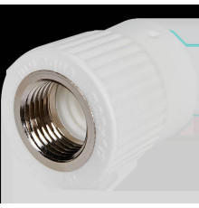 Муфта комбинированная Pro Aqua PPR ВР 25х1/2 белая PA22012P