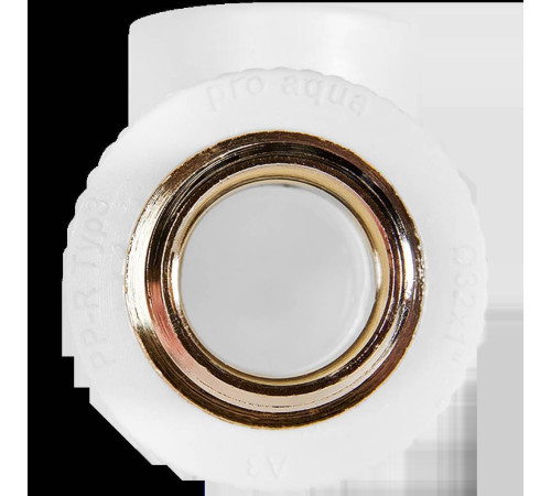 Угольник комбинированный Pro Aqua PP-R 32x1 НР белый PA27018P