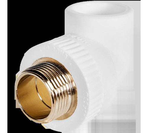 Угольник комбинированный Pro Aqua PP-R 32x1 НР белый PA27018P