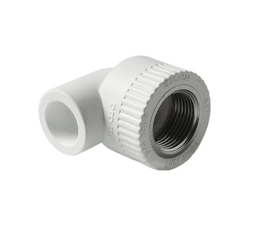 Угольник комбинированный Pro Aqua PP-R 32x1/2 ВР белый PA26015