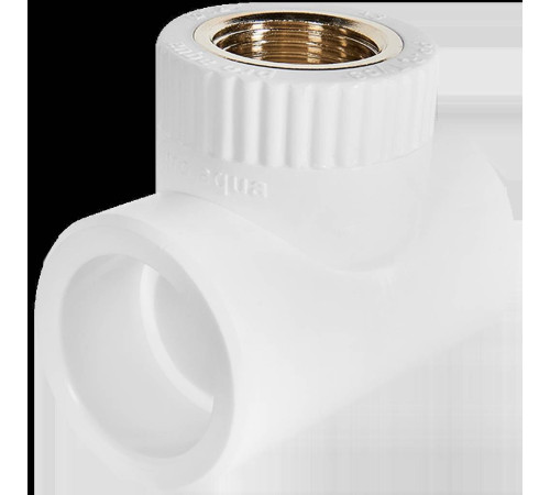 Тройник комбинированный Pro Aqua PP-R 32x3/4 ВР белый PA24016P