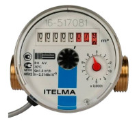Счетчик холодной воды ITELMA Ду15 80 мм импульсный выход WFK24.D080-0-R-L-10-IP54