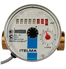 Счетчик холодной воды ITELMA Ду15 80 мм импульсный выход WFK24.D080-0-R-L-10-IP54