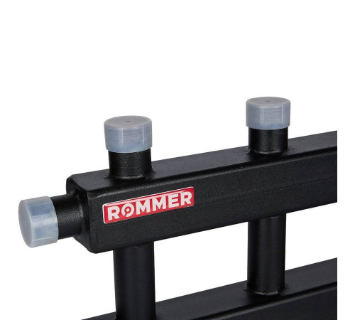 Коллектор с гидроразделителем ROMMER Дублер Компакт 3+3+1 контура до 60 кВт RDG-0060-024037